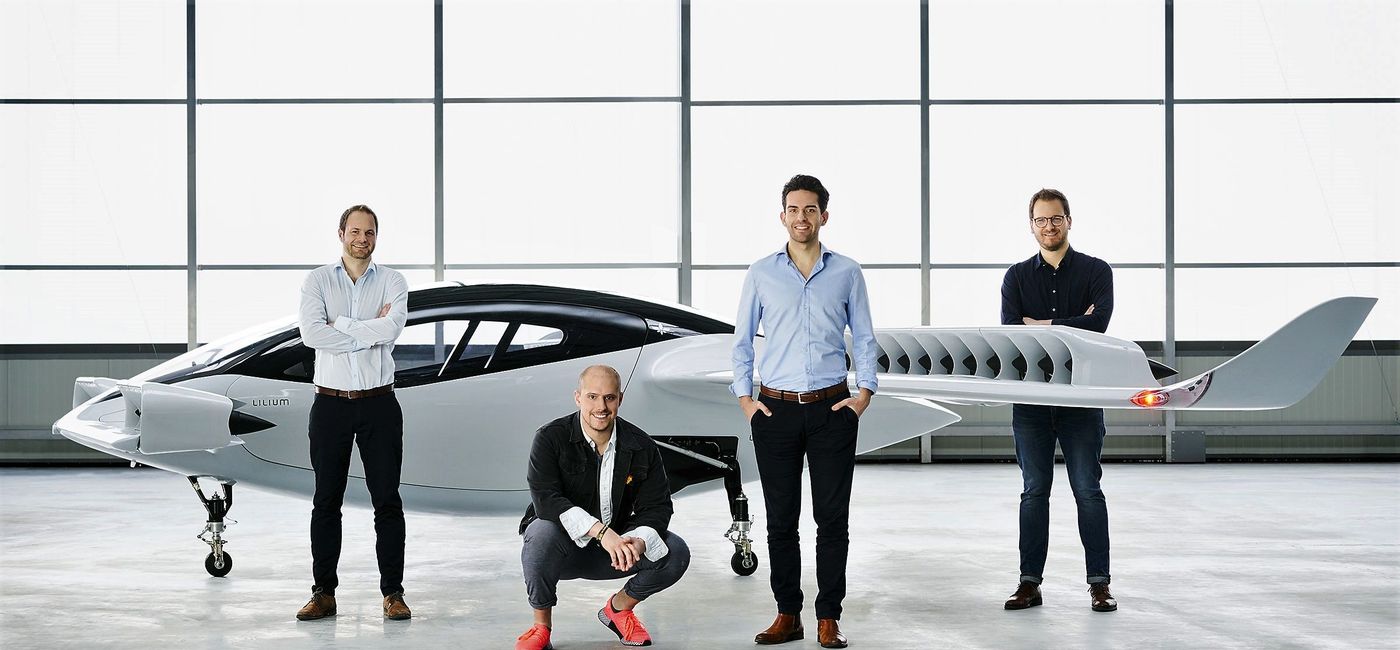 Image: Founders of Lilium hope to produce on-demand air taxi service. (photo courtesy Lilium)