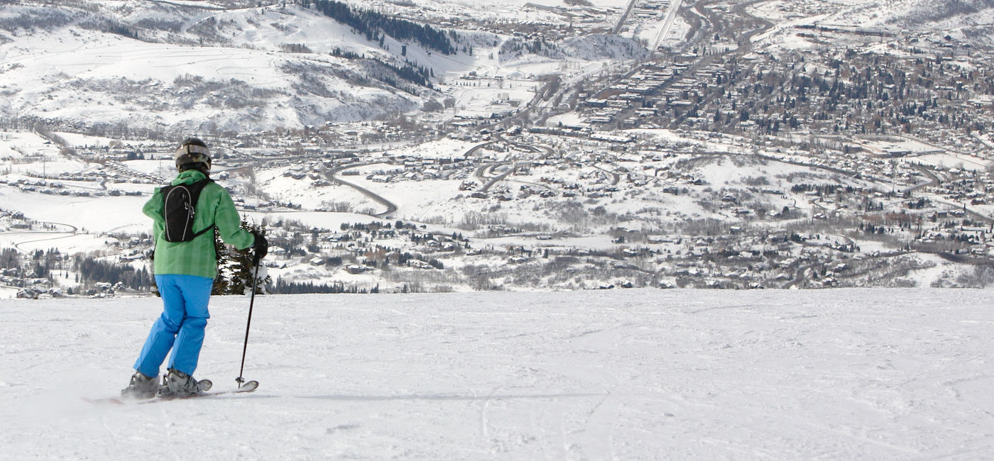 Image: A female skier looks at Steamboat Springs. (photo via iStock / Getty Images Plus / raclro) (iStock / Getty Images Plus /  raclro)