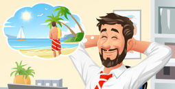 Dreaming Of Vacations illustration