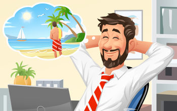 Dreaming Of Vacations illustration