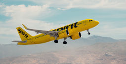 Spirit Airlines plane.