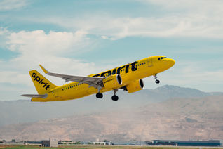 Spirit Airlines plane.