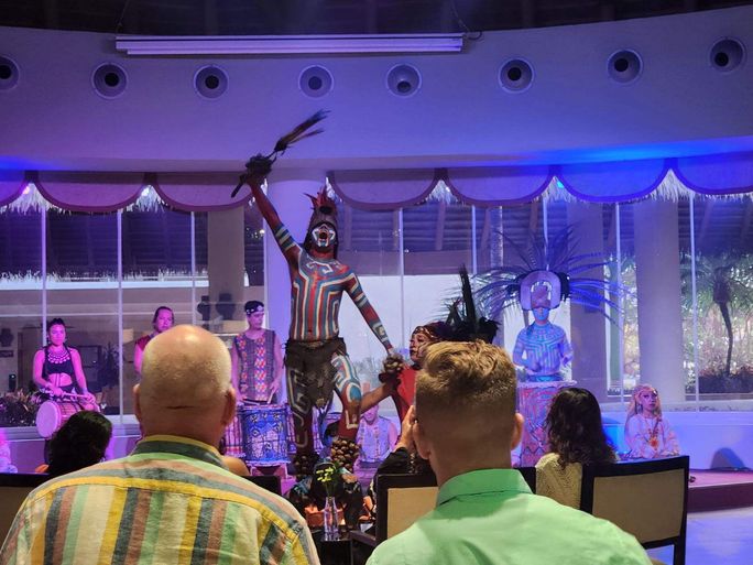 Wixárika culture was on full display as a part of this "Sunset Fire" ceremonial presentation