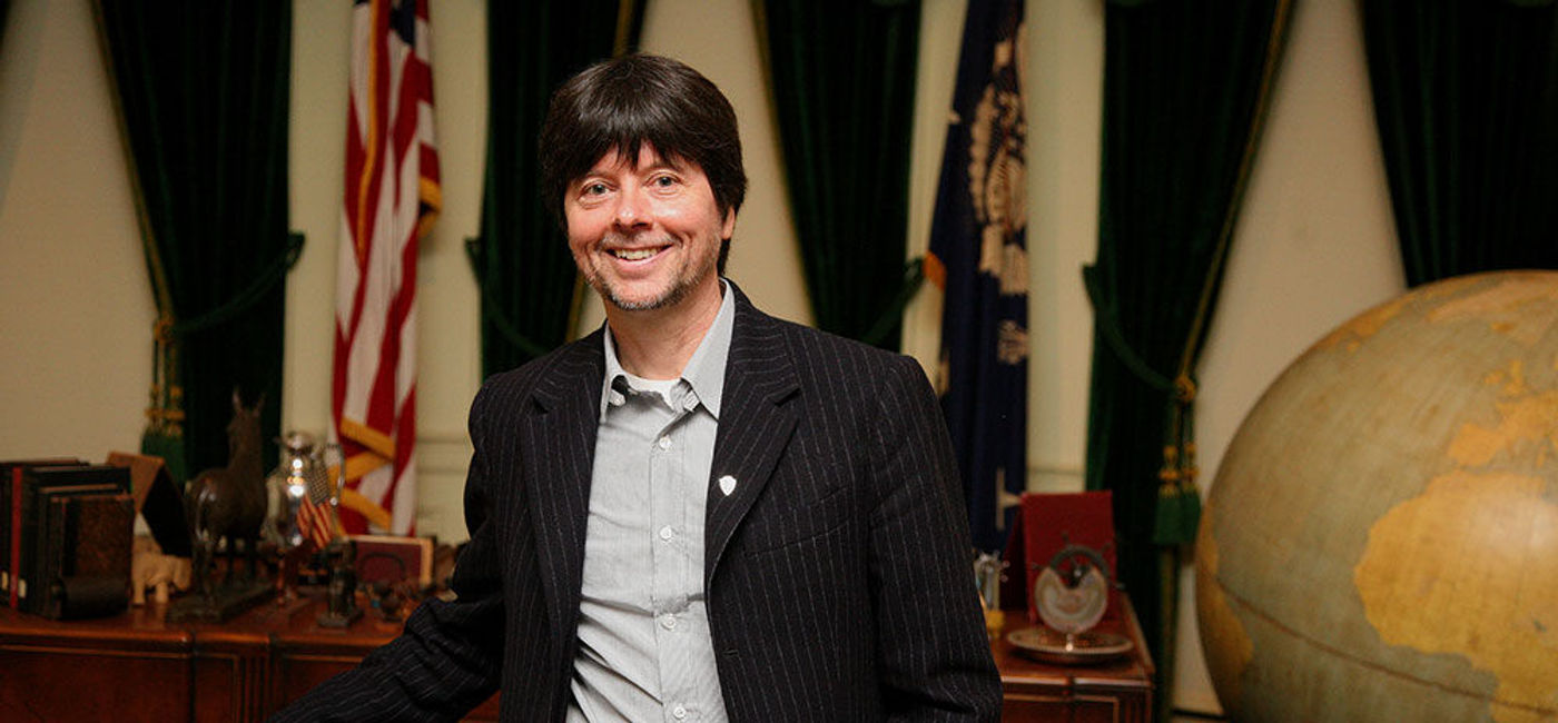 Image: PHOTO: Documentary filmmaker Ken Burns at the FDR Library. (photo courtesy Flickr.com/FDR Presidential Library & Museum)  (Flickr/FDR Presidential Library & Museum)