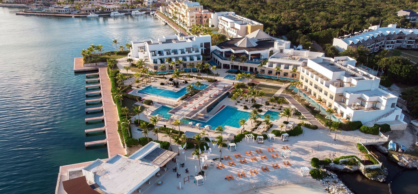 Photo: Aerial view of the TRS Cap Cana Hotel. (photo via Palladium Hotel Group) ((photo via Palladium Hotel Group))
