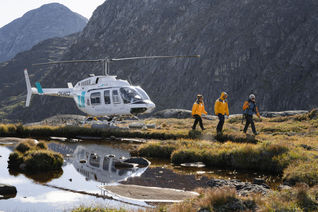 Quark Expeditions, Ultramarine, helicopters, hiking, Greenland