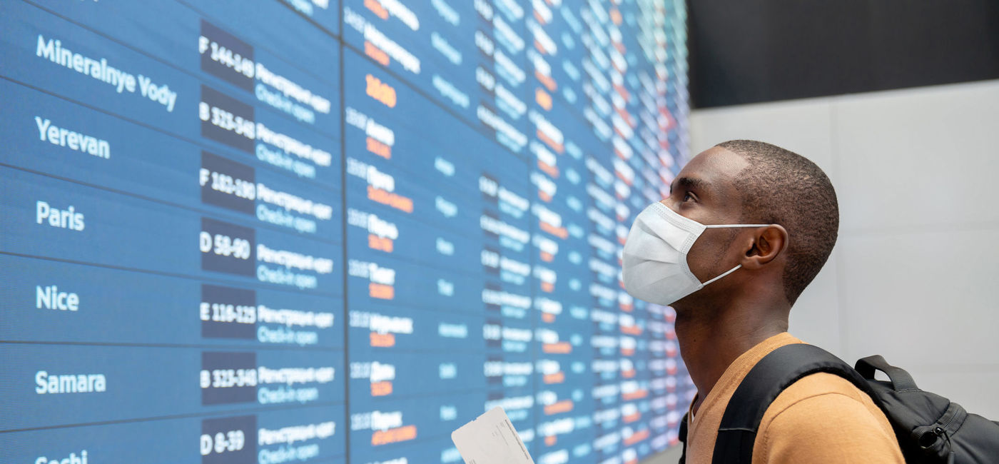 Image: PHOTO: Traveling during the COVID-19 pandemic. (photo via andresr/E+)
