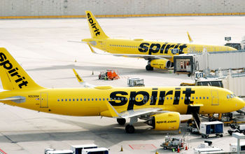 Spirit Airlines, airplanes, planes, aircraft