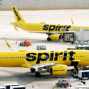 Spirit Airlines, airplanes, planes, aircraft
