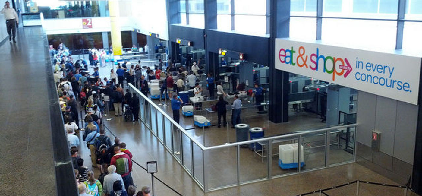 Image: PHOTO: TSA checkpoint, Sea-Tac Airport. (photo via Flickr/Andrew Pilloud)