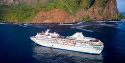 Paul Gauguin Cruises in Fatu Hiva.