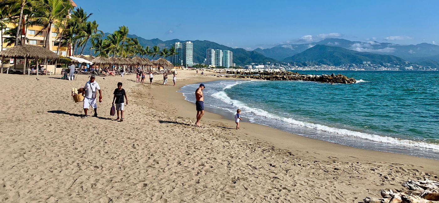 Image: PHOTO: The beach at the Westin Puerto Vallarta Resort & Spa, Saturday, March 14, 2020. (Photo by Scott Laird)
