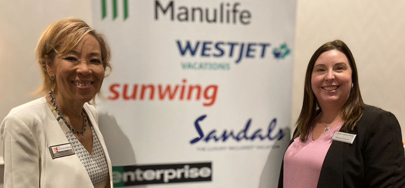 Image: Christine James and Melissa Wheaton, TL Network. (Photo: TravelPulse Canada)