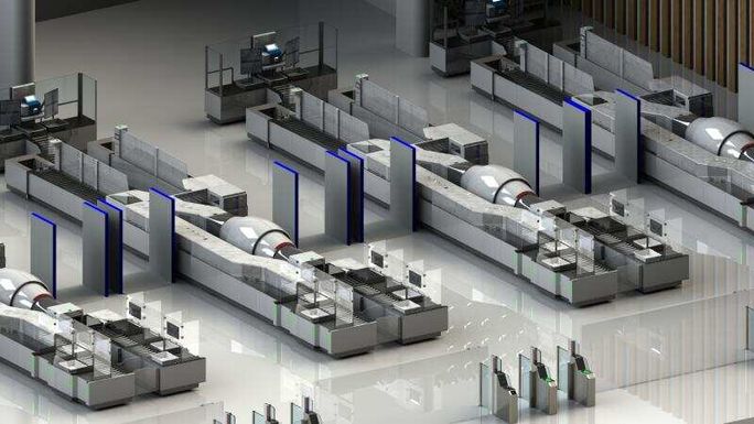 A PAX M2 self-service screening concept design A PAX M2 self-service screening concept design