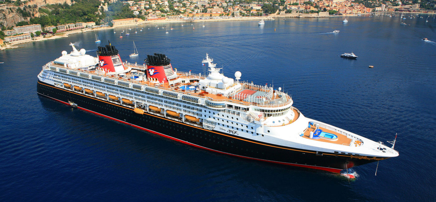 Image: PHOTO: The Disney Magic near Villefranche, France. (Photo via Disney Cruise Line)