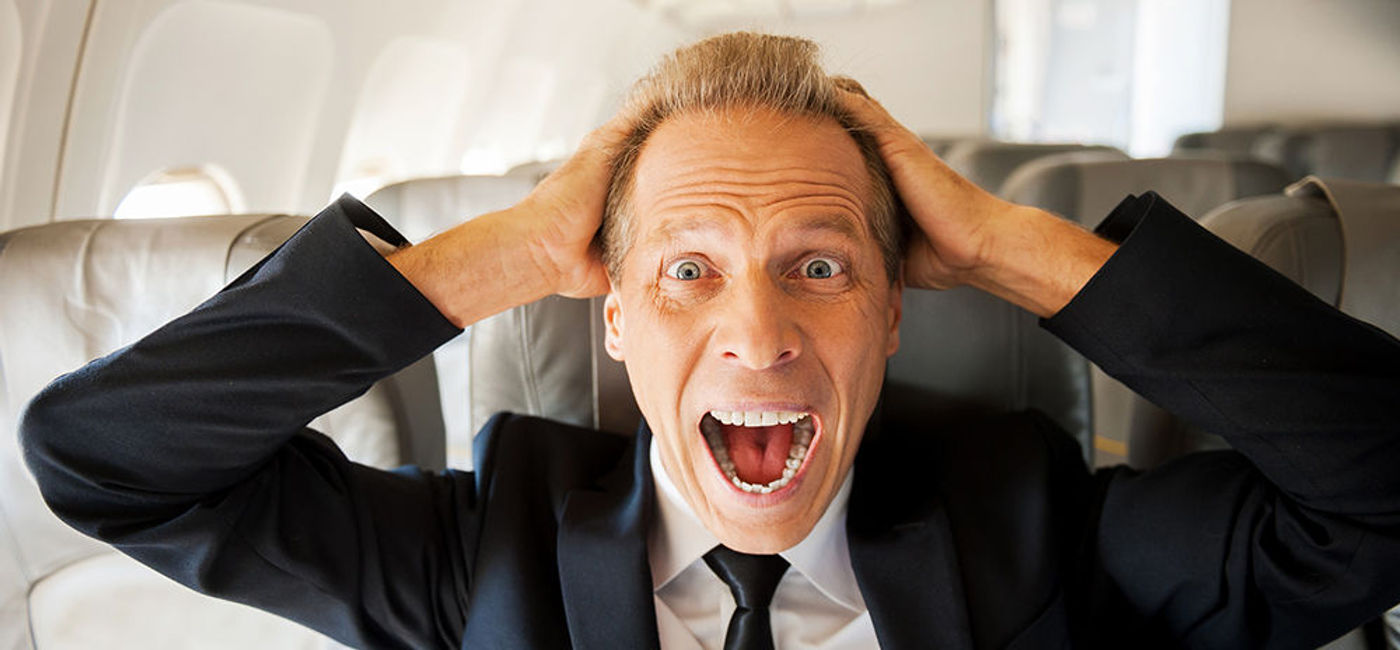 Image: PHOTO: A stressed traveler. (photo courtesy of Thinkstock)