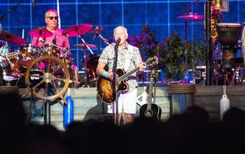 Jimmy Buffett performing at MGM Grand Garden Arena