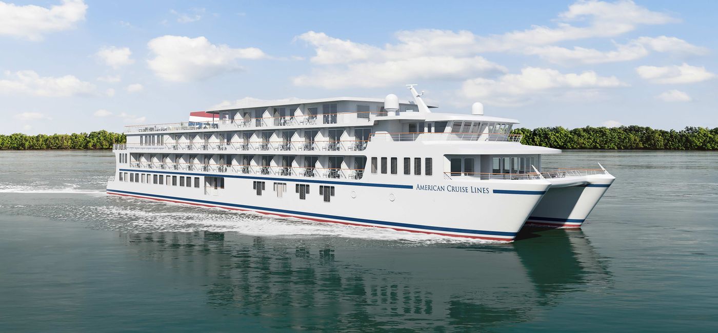Image: American Cruise Lines' Project Blue. (Rendering courtesy of American Cruise Lines)