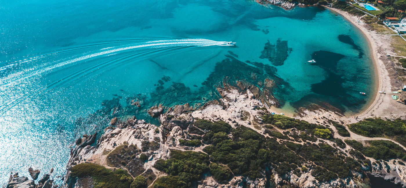 Image: Aerial view of the coastline in Halkidiki, Greece (Photo Credit: Marjan_Apostolovic/iStock/Getty Images Plus)