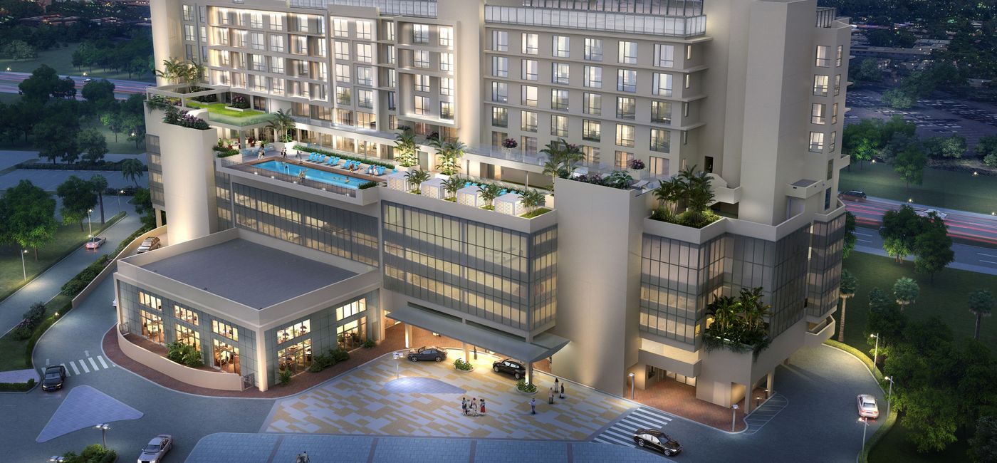 Image: The Hilton Aventura Miami Exterior Rendering. (photo via Hilton) ((photo via Hilton Media License))