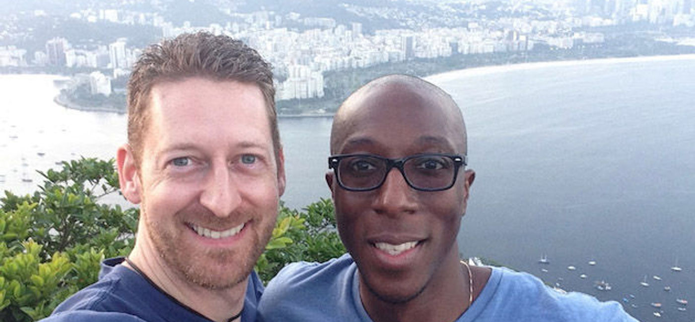 Image: PHOTO: Paul J. Heney and partner in Rio de Janeiro. (photo by Paul J. Heney)