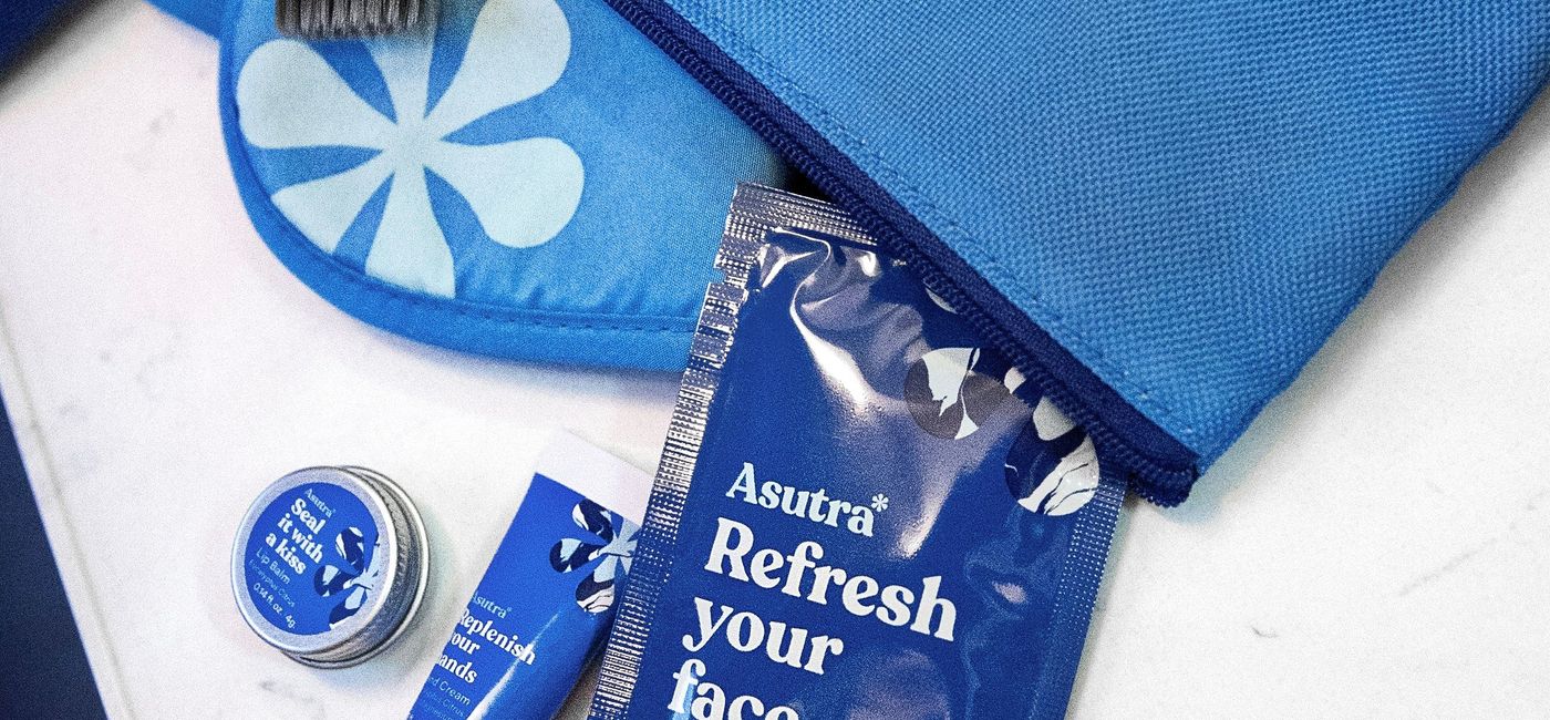 Image: United's new amenity kits. (Photo Credit: United Airlines Media)