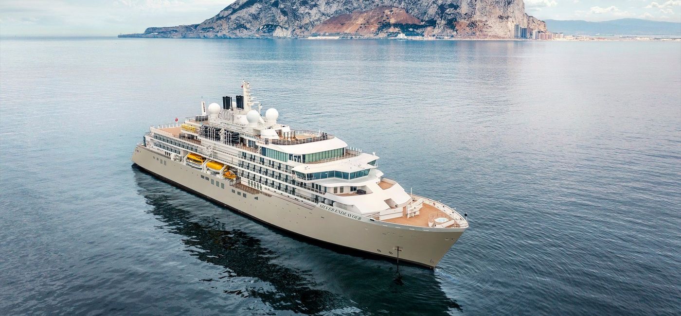 Image: Silversea Cruises' luxury expedition ship, Silver Endeavour. (photo courtesy of Silversea Cruises)