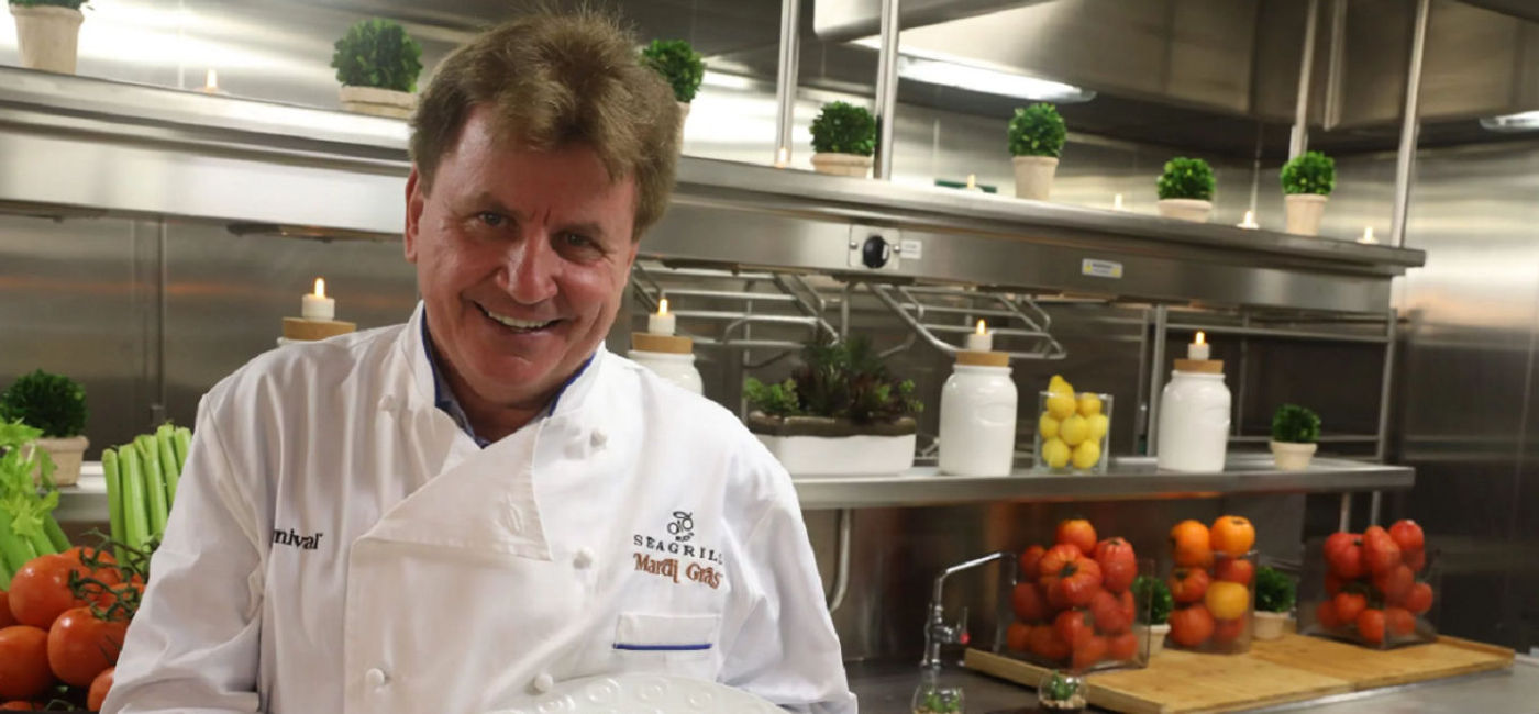 Image: PHOTO: Award-winning culinary artist Rudi Sodamin. (photo courtesy of Carnival Cruise Line)
