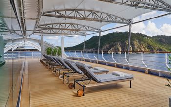 Otium Spa deck on Silver Dawn
