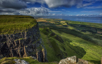 Binevenagh, Northern Ireland, which doubled as the Dothraki Grasslands in 'Game of Thrones'.