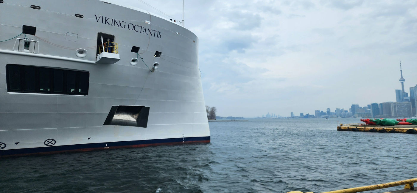 Image: Viking Octantis kicked off Toronto's cruise season on April 28. (PortsToronto)