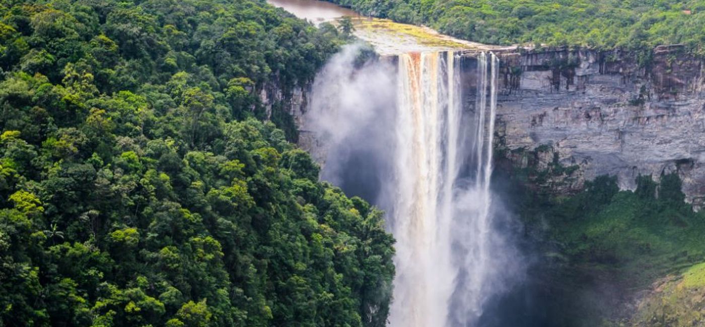 Image: PHOTO: An aerial view of Kaieteur Falls in southern Guyana (Photo courtesy of Barceló Hotel Group)