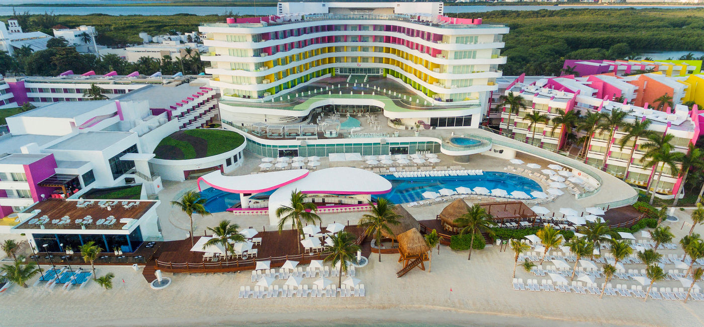 Image: PHOTO: Aerial view of Temptation Cancun Resort. (photo courtesy of Original Group) (Temptation Cancun Resort)