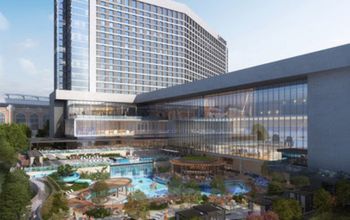 Rendering of the Loews Arlington Hotel and Convention Center.