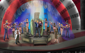 Rendering of 'Rogers: The Musical' at Disney California Adventure Park