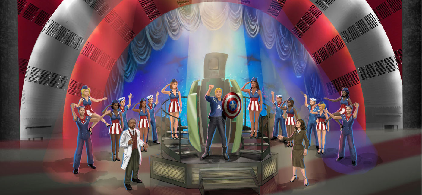 Image: Rendering of 'Rogers: The Musical' at Disney California Adventure Park. (photo courtesy of Disney Parks)