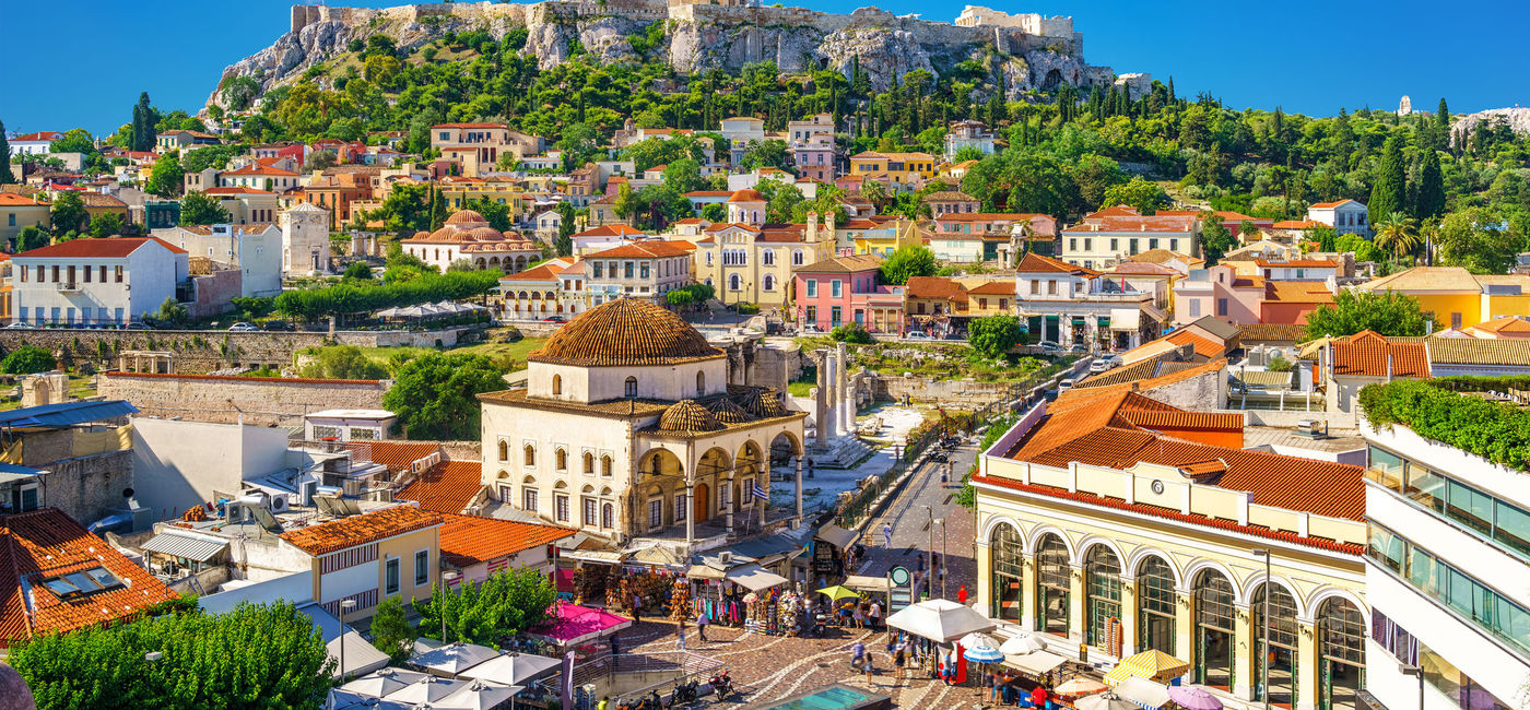 Image: View of the Acropolis from the Plaka, Athens, Greece. (Photo via Getty Images Plus/iStock/sborisov) (Getty Images Plus / iStock / sborisov)