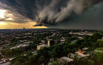 City storm