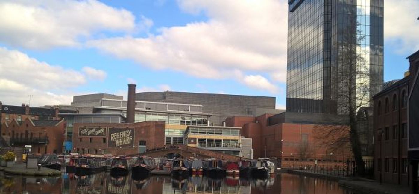 Image: Birmingham's Gas Street Basin marks the centre of the city. (West Midlands Growth Company)