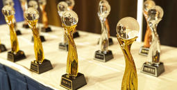 Trophies await their winners at 2023 Travvy Awards