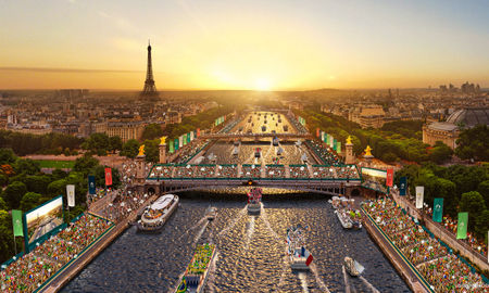 Olympic Games Paris 2024, Paris, Seine, Eiffel Tower, opening ceremony