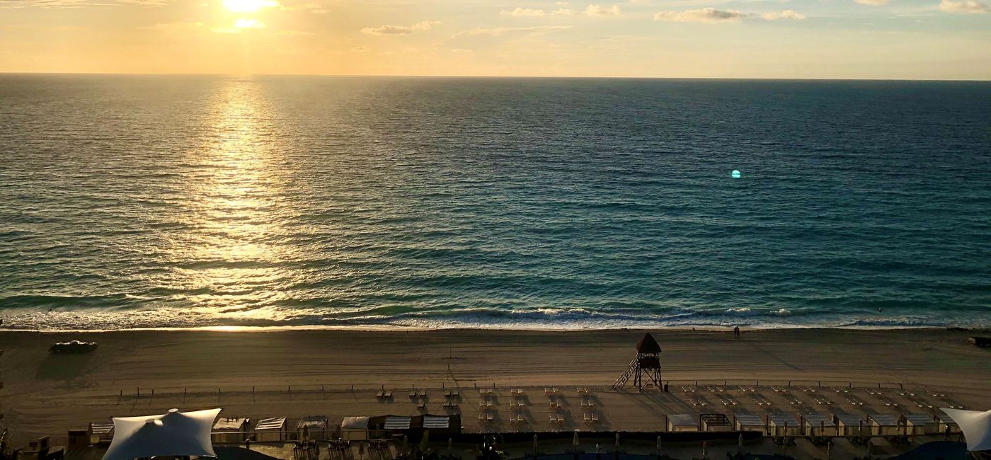 Image: PHOTO: Ocean view from Hard Rock Hotel Cancun. (photo by Codie Liermann)