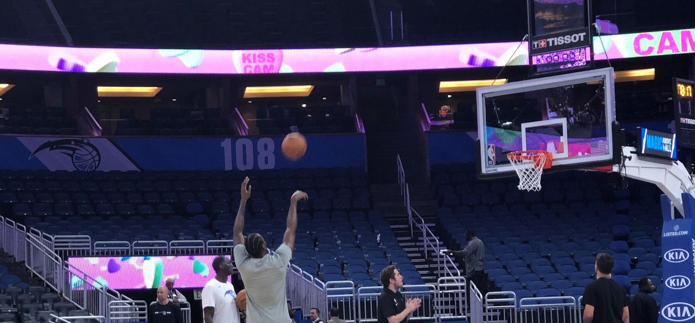Image: PHOTO: The Orlando Magic. (Photo by Sanjay Kirpalani)