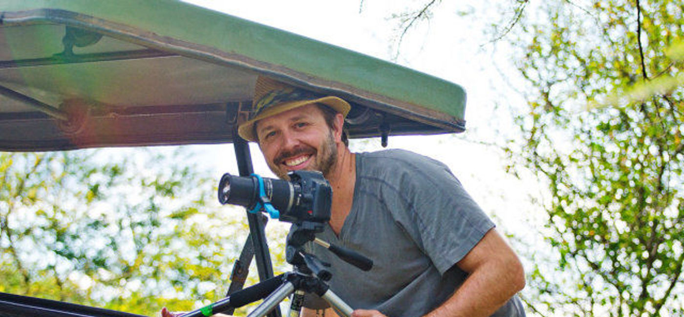 Image: PHOTO: Casey Carr on Safari in Africa. (photo by Casey Carr)