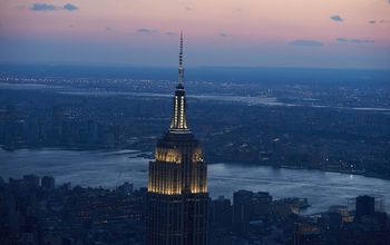 Empire State Building at night