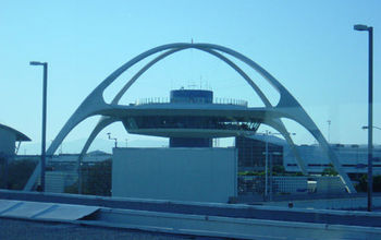The Los Angeles International Airport control tower