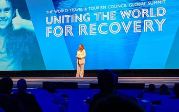 WTTC President and CEO Gloria Guevara speaks at the 2021 Global Summit in Cancun