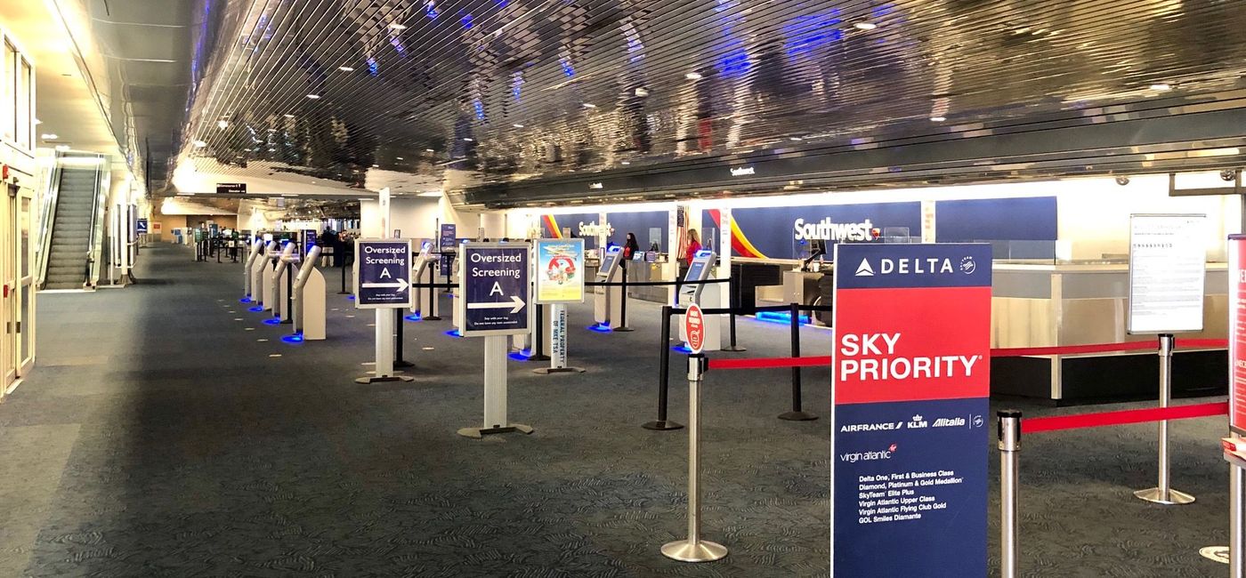 Image: Check-in at General Mitchell International Airport in Milwaukee. (photo by Codie Liermann)