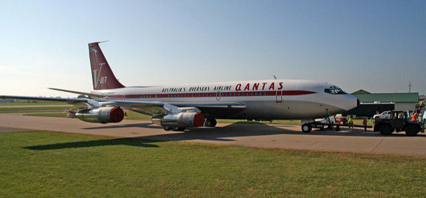 Image: PHOTO: John Travolta’s Boeing 707. (photo via Flickr/D. Miller) 