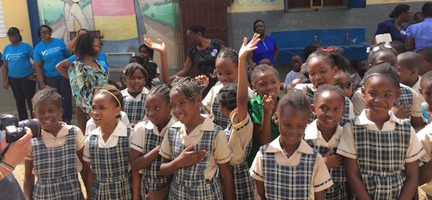 Image: PHOTO: Students at Montego Bay's Granville All-Ages School. (photo by Robin Amster)